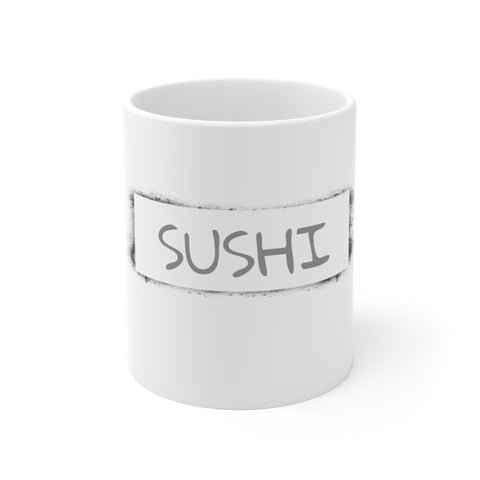 Raw Sushi "sushi spray" stamp Mug 11oz