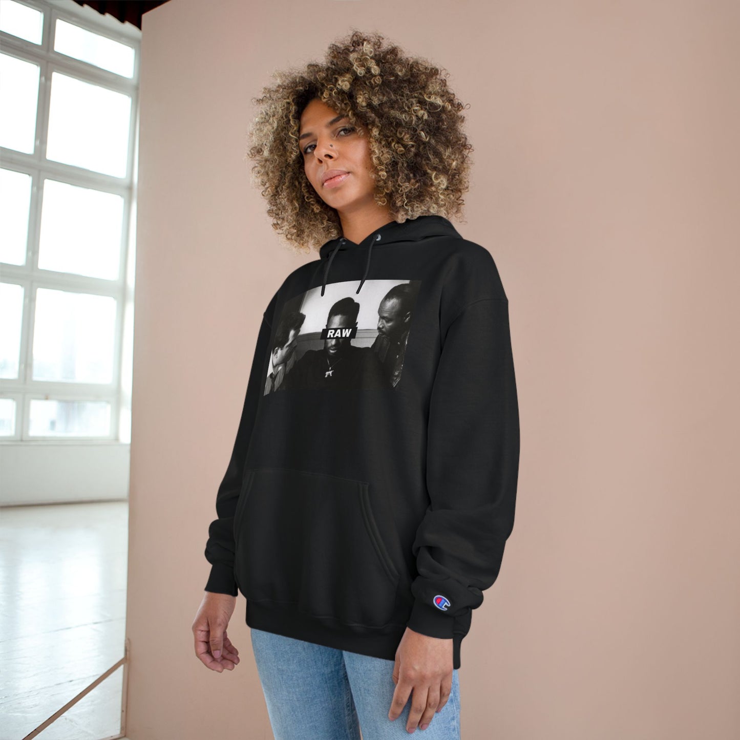 Raw+Sushi x Champion "PAC STAMP" Hoodie