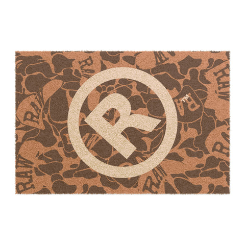 Raw+Sushi "brown camo" Doormat