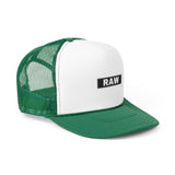 Raw+Sushi "RAW PIXEL STAMP" Trucker Caps green/white