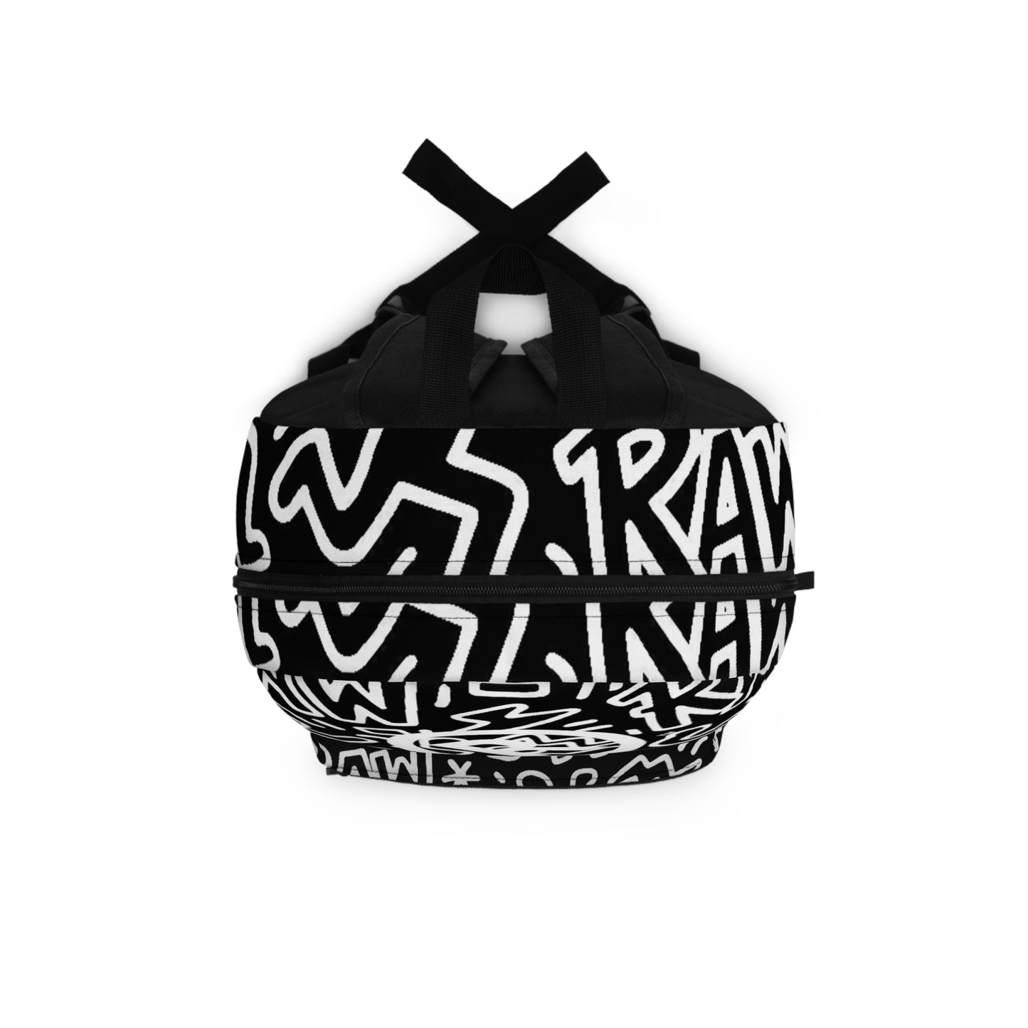 Raw+Sushi "raw culture" BackPack blk&wht