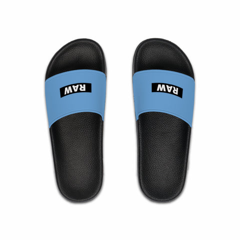 Raw+Sushi "RAW STAMP" Slide Sandals nipsey blue