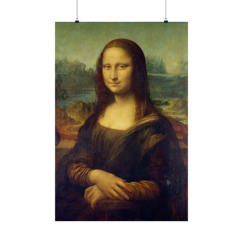 Mona lisa 1503 Premium Matte Vertical Posters Leonardo Da Vinci