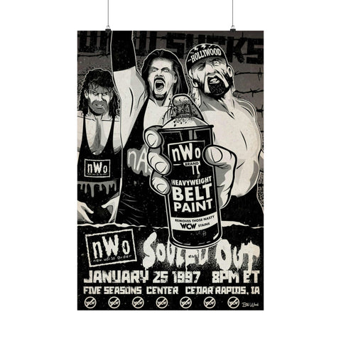 NWO/WCW sold out 1997 Premium Matte Vertical Posters