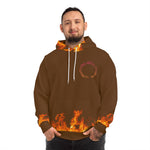 Raw+Sushi "FLAMES" Athletic hoodie