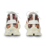 Raw+Sushi "moon walker" Sports Sneakers (white/brown camo)