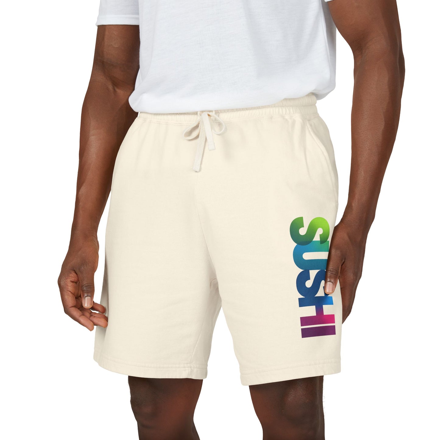 Raw+Sushi "SUSHI" Lightweight Fleece Sweat Shorts