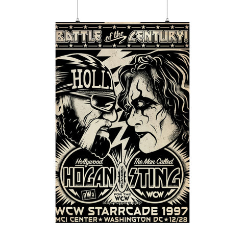 WCW havoc hulk vs sting Premium Matte Vertical Posters