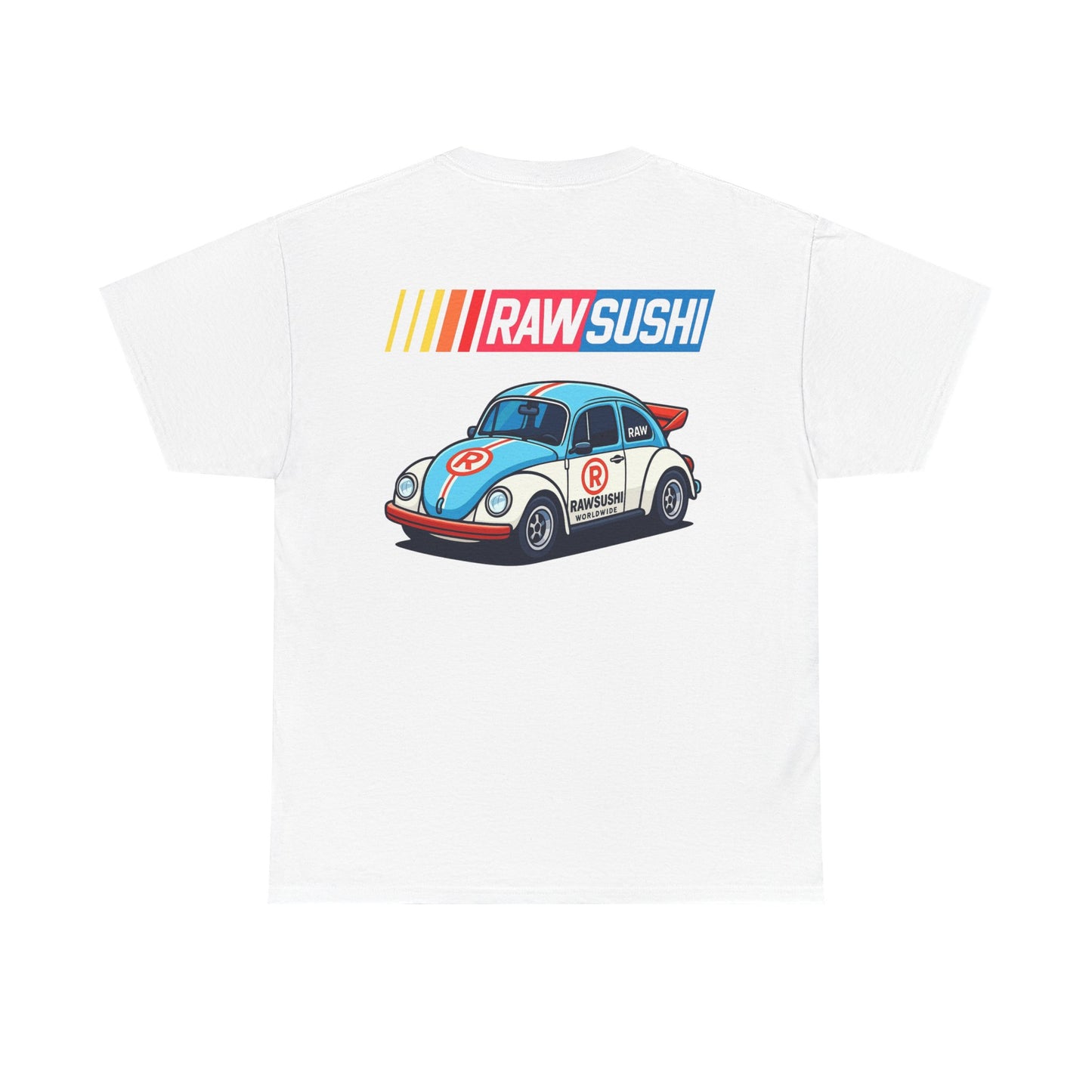 Raw+Sushi "Cartoon buggy " Heavy Cotton Racer Champion tee