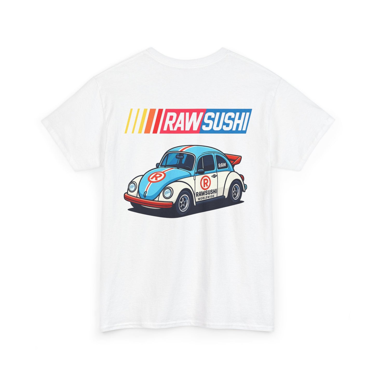 Raw+Sushi "Cartoon buggy " Heavy Cotton Racer Champion tee