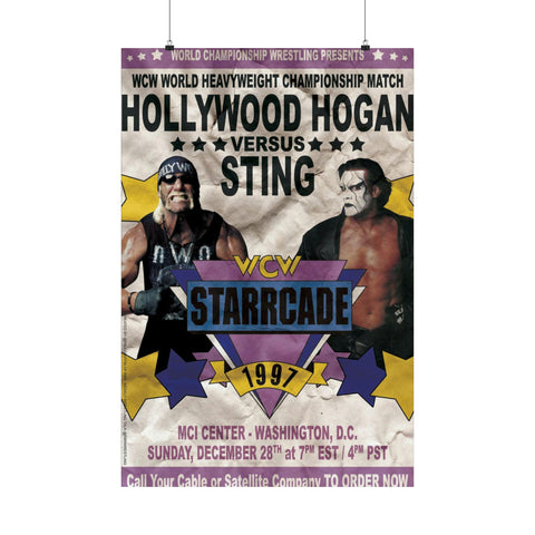 WCW starcade 1997 Premium Matte Vertical Posters
