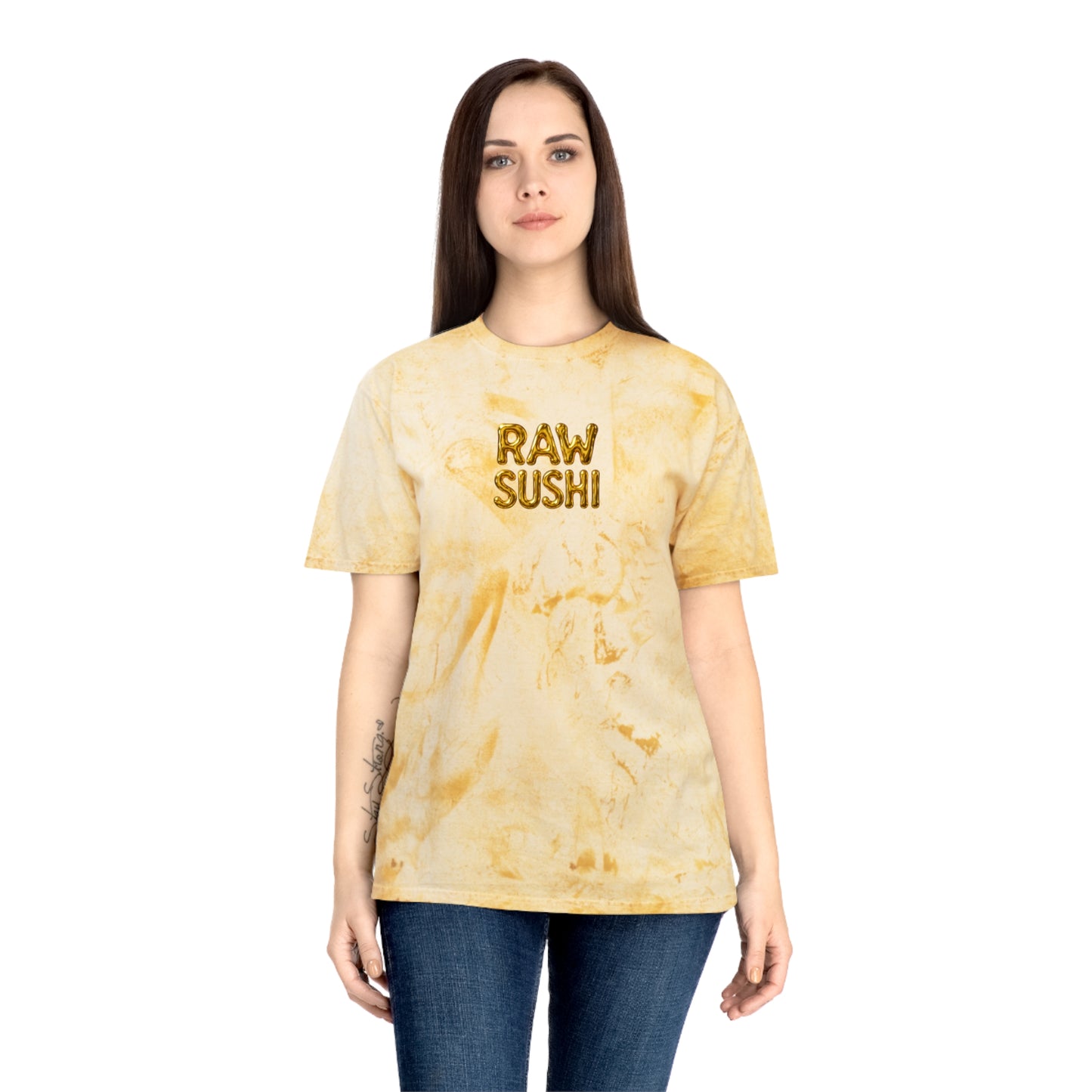 Raw+Sushi "Liquid Gold" Color Blast T-Shirt