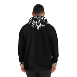 Raw+Sushi "black/white camo trim" Athletic hoodie