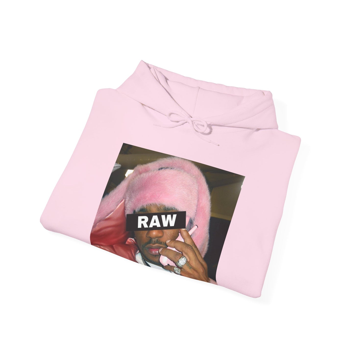 Raw+Sushi "killa cam" Heavy Blend™ Hooded Sweatshirt PINK