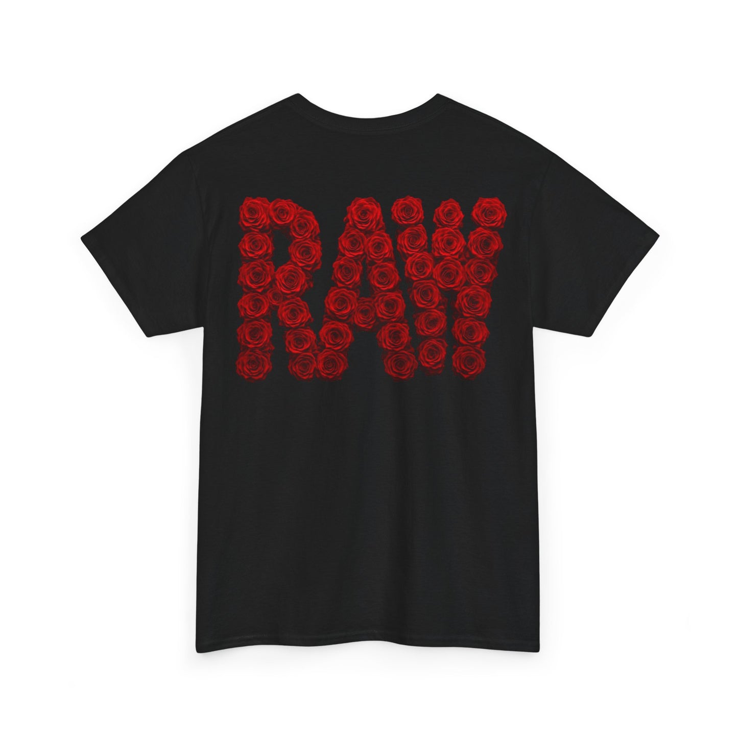 Raw+Sushi "Red Roses" Heavy Cotton Tee