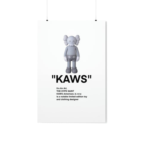 KAWS "KAWS" Premium Matte Vertical Posters