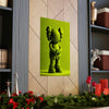 KAWS 3D LIME Premium Matte Vertical Posters