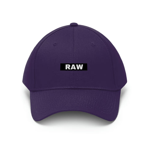 OG RAW STAMP LOGO Snapback  Hat purple