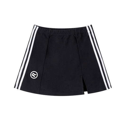 Raw+Sushi Contrast Side Stripe Slit Skirt