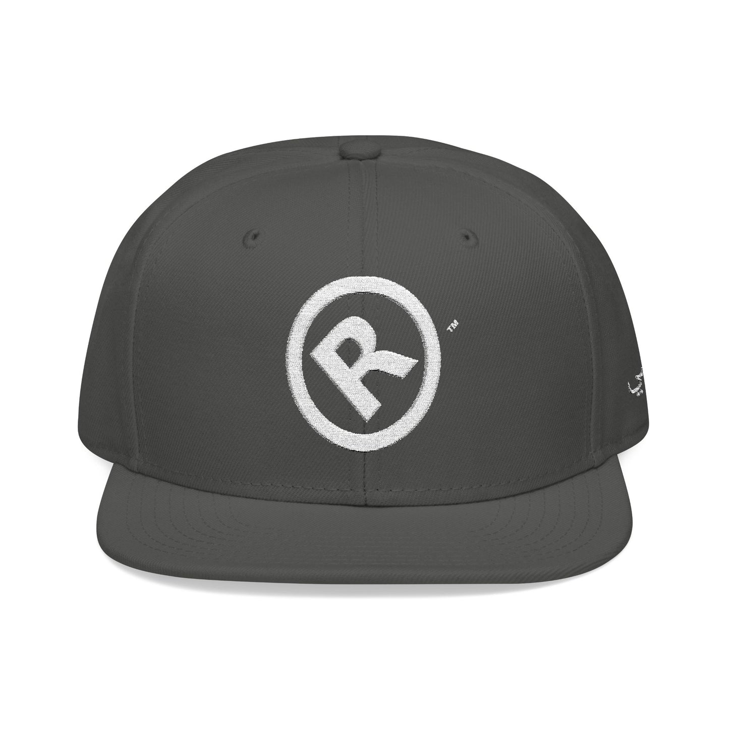Raw Sushi "BIG "R" LOGO" Snapback Hat (dark grey)