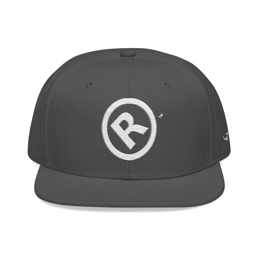 Raw Sushi "BIG "R" LOGO" Snapback Hat (dark grey)
