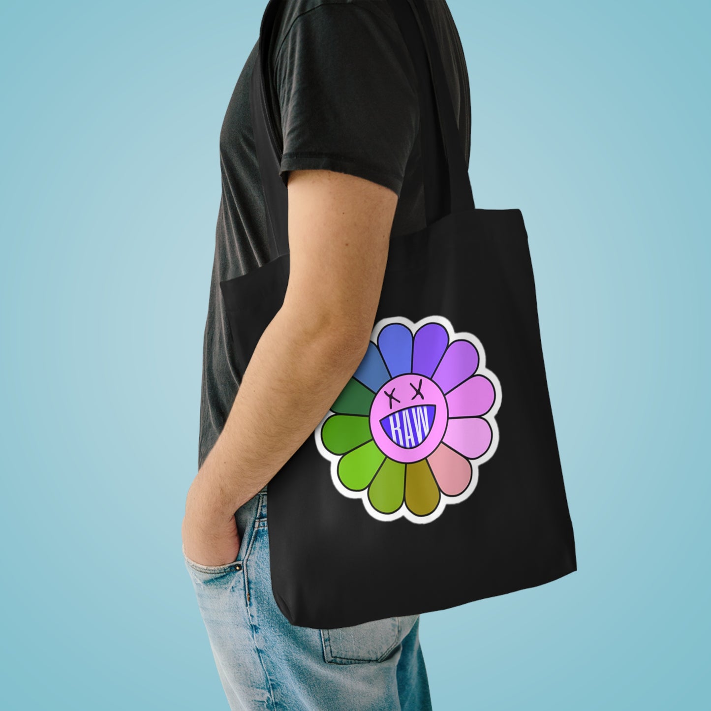 Raw+Sushi "Flower" Cotton Tote Bag
