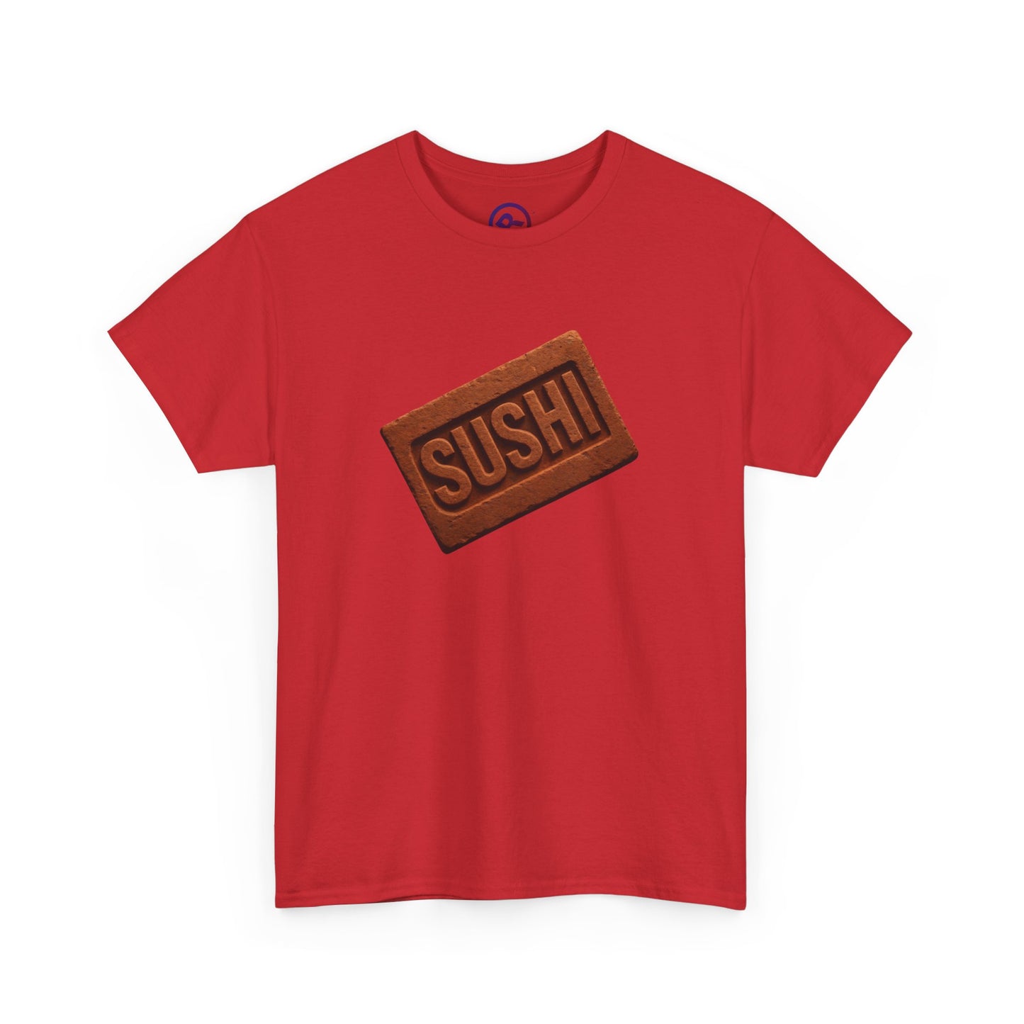 Raw+Sushi "BRICKS" Heavy Cotton Tee RED