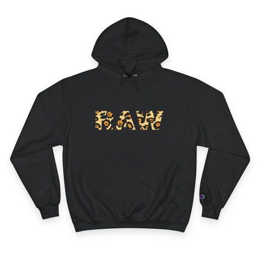 Raw+Sushi x Champion "Raw Leopard" Hoodie