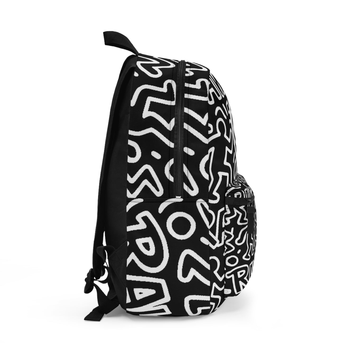 Raw+Sushi "raw culture" BackPack blk&wht
