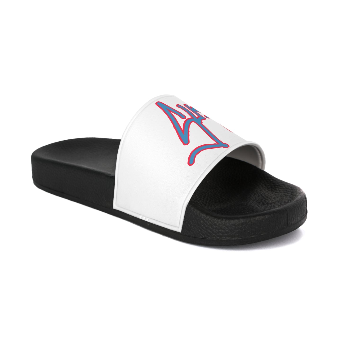 Raw+Sushi "SUSHI STREET TAG" Slide Sandals white
