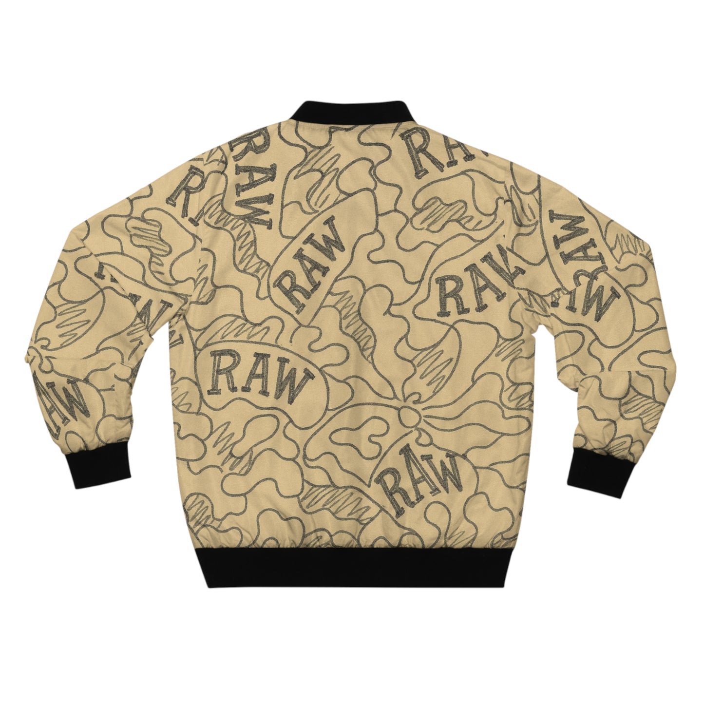 Raw+Sushi "RAW PAPER" Bomber Jacket