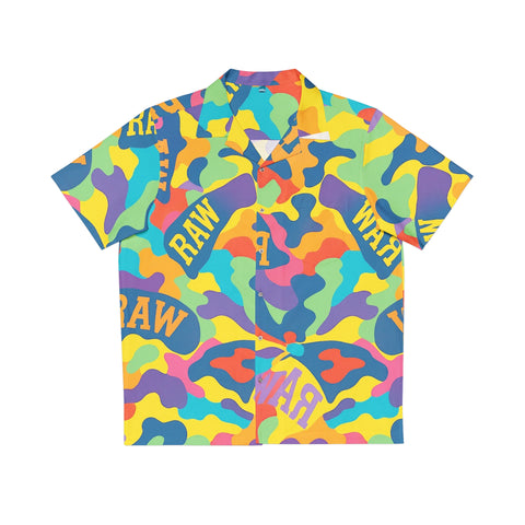 RAW+SUSHI SUMMER 25' "RAW CAMO PRINT" Hawaiian Shirt - Casual