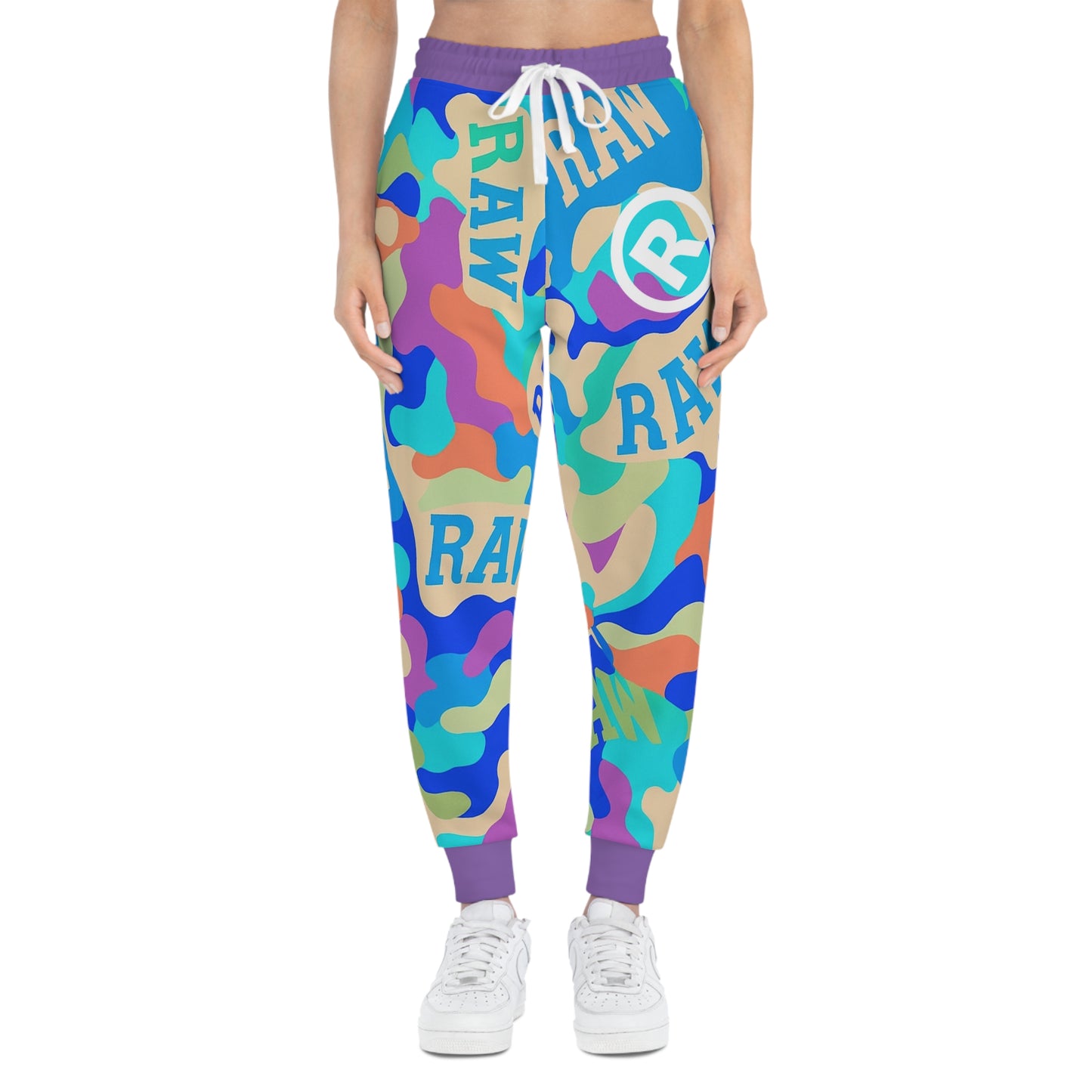 Raw+Sushi "Women's spring 26' camo" Athletic Joggers limited supply