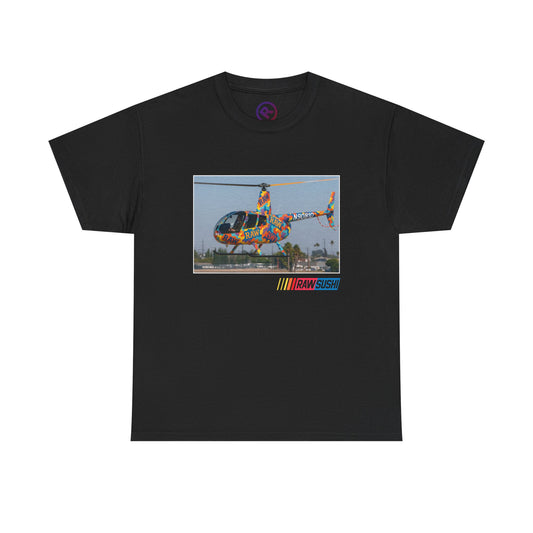 Raw+Sushi "camo chopper" Heavy Cotton Racer Tee