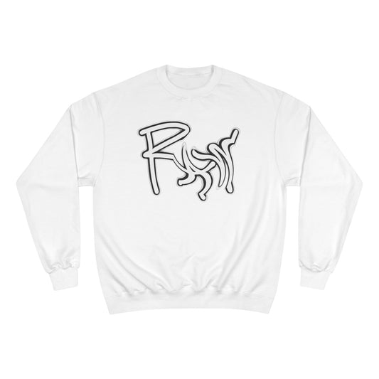 Raw+Sushi "RAW" Champion Sweatshirt white
