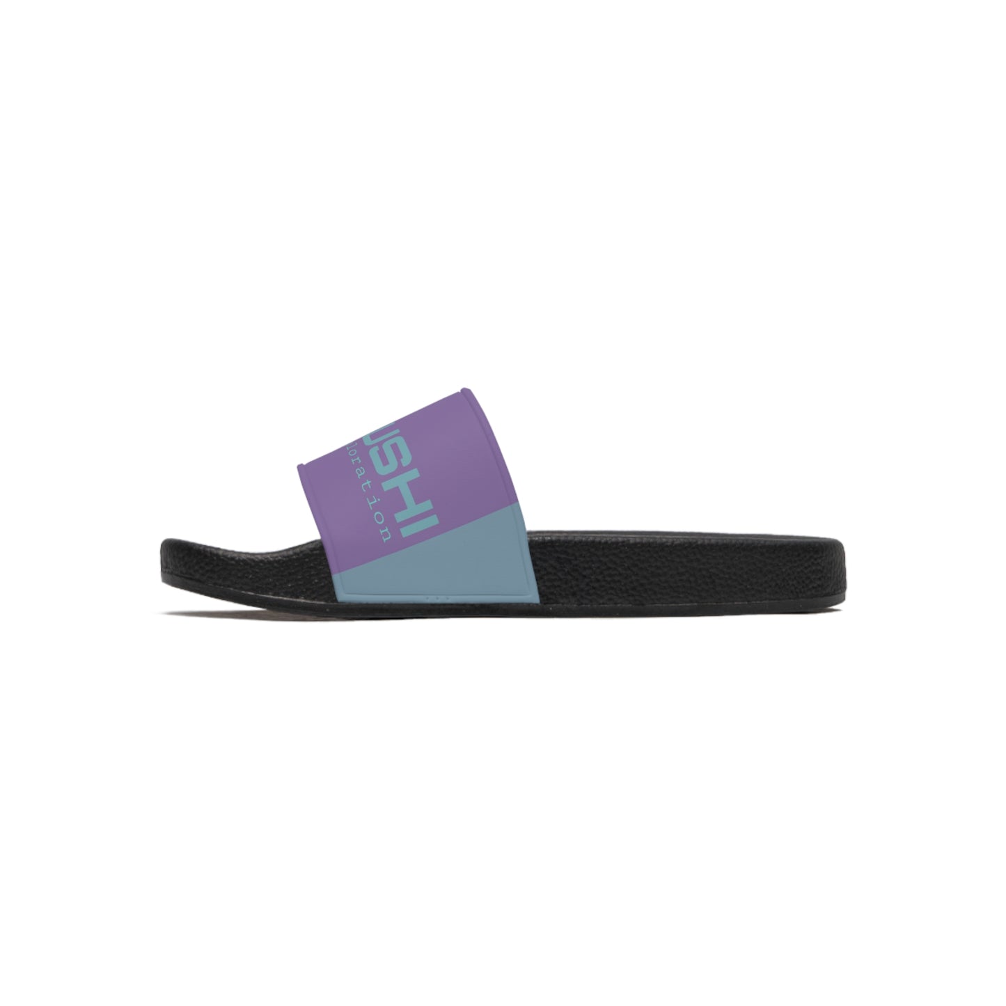 Raw+Sushi "world wide exploration" Slide Sandals multi color