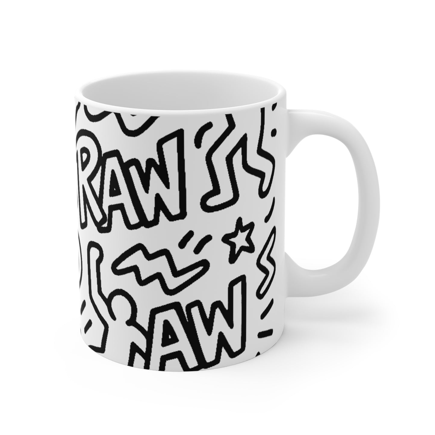 RawSushi "raw graffiti" Mug 11oz