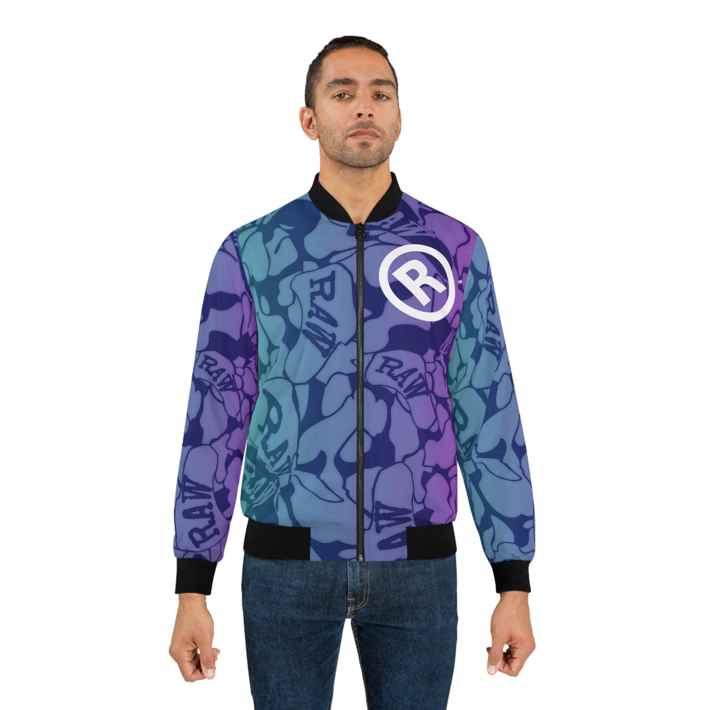 RAW+SUSHI "OG BLUE CAMO" Bomber Jacket