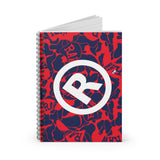 Raw+Sushi ®️ Spiral Notebook - Ruled Line red