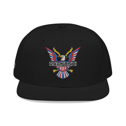 Raw Sushi " RAW SET ' Snapback Hat BLK