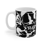 Raw sushi blk/white camo Mug 11oz