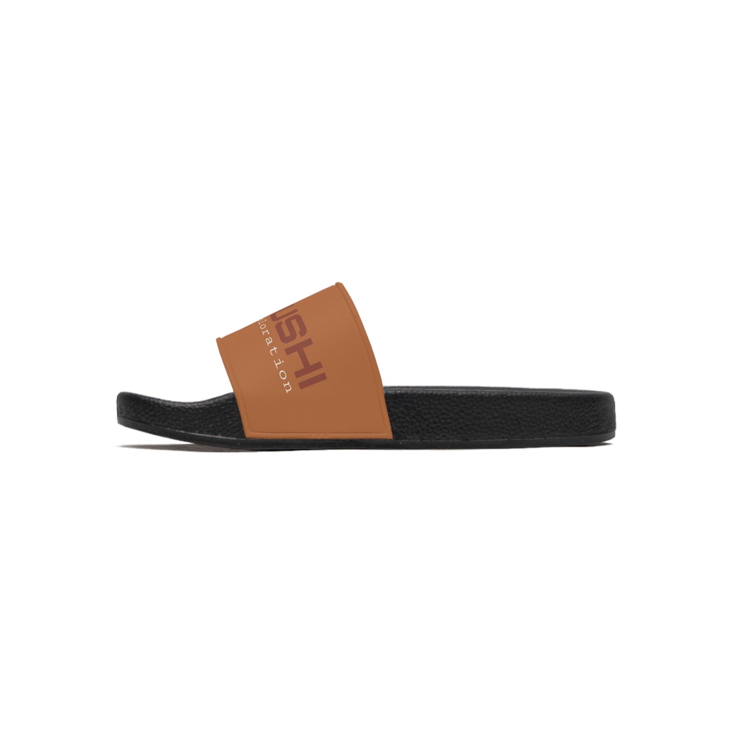 Raw+Sushi "world wide exploration" Slide Sandals brown