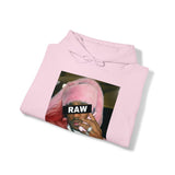 Raw+Sushi "killa cam" Unisex Heavy Blend™ Hooded Sweatshirt PINK