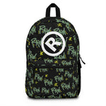 Raw+Sushi "raw script" BackPack blk/lime