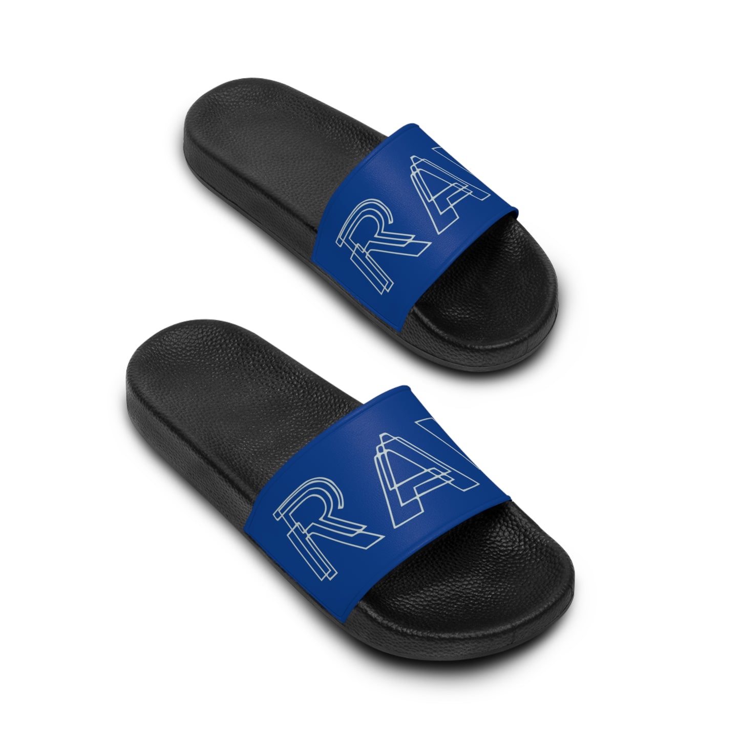 Raw+Sushi "RAW lines" Slide Sandals royal blue
