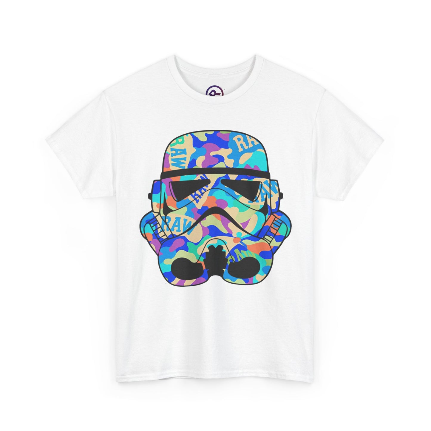 Raw+Sushi "RAW TROOPER" Heavy Cotton Tee WHT