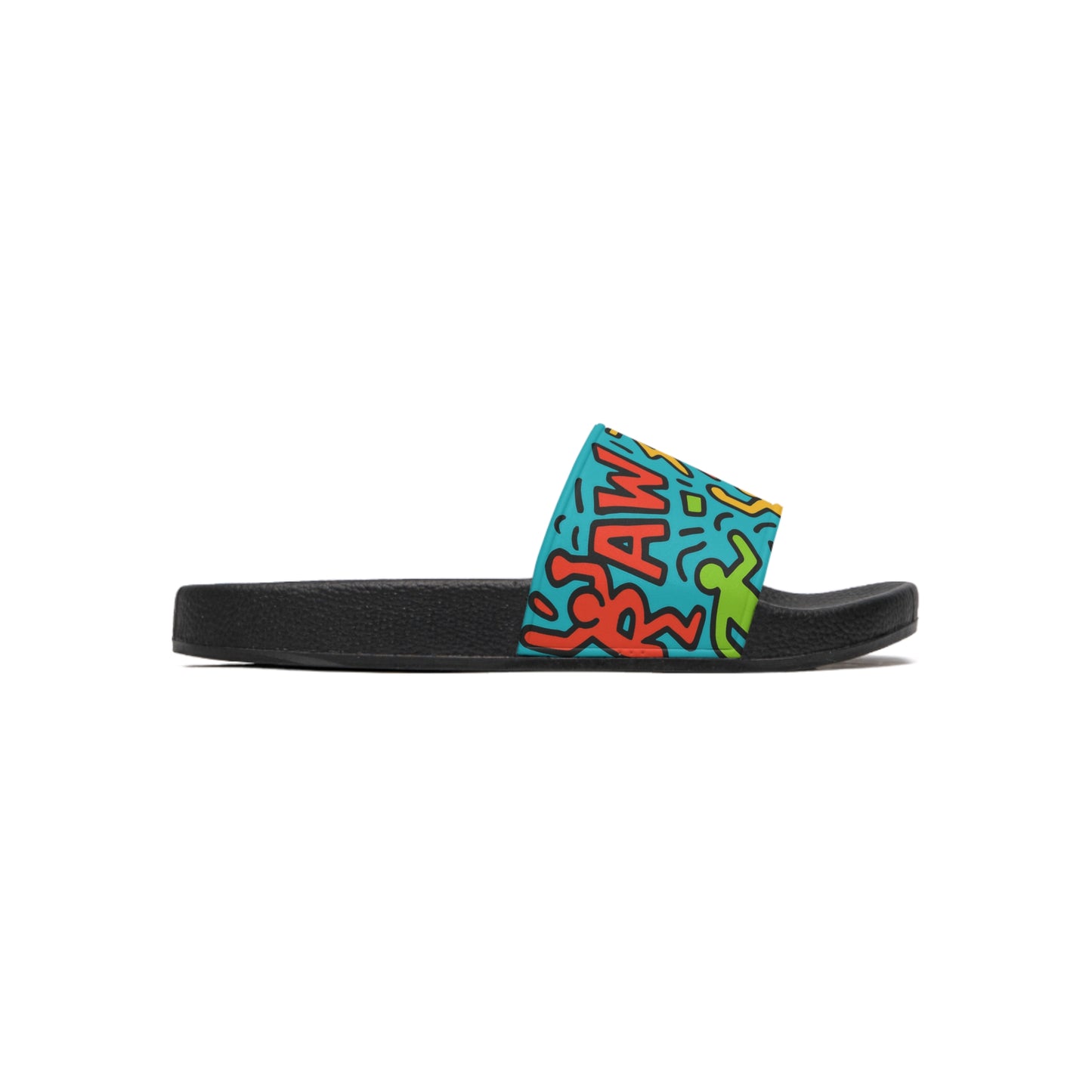 Raw+Sushi "RAW STREET TAG" Slide Sandals white
