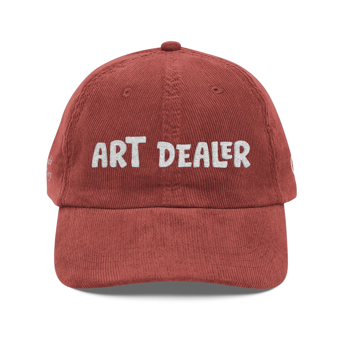 Vintage Corduroy Raw+Sushi Art Gallery "ART DEALER" (Embroidery)