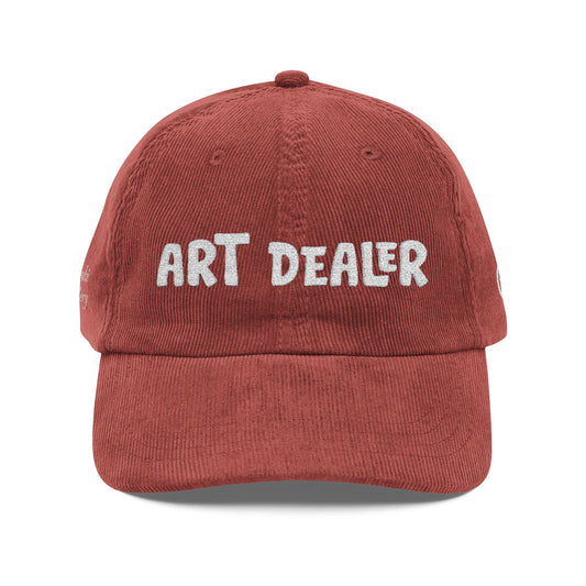 Vintage Corduroy Raw+Sushi Art Gallery "ART DEALER" (Embroidery)
