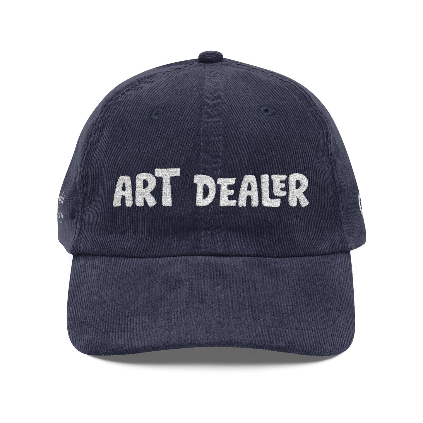 Vintage Corduroy Raw+Sushi Art Gallery "ART DEALER" (Embroidery)